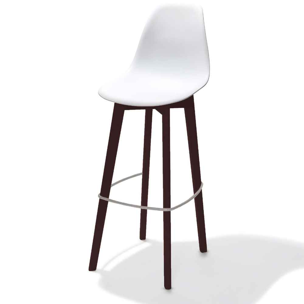 stapelbarer Barhocker Keeve OA dunkelbraun