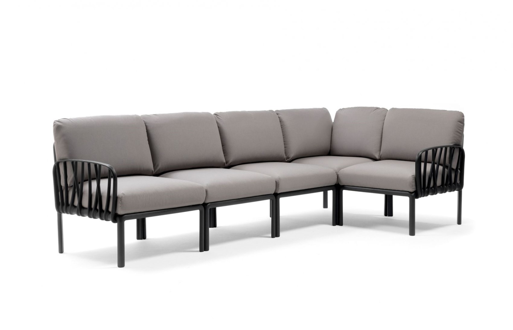 antracit-grau Gartenlounge Kommodo antrazit