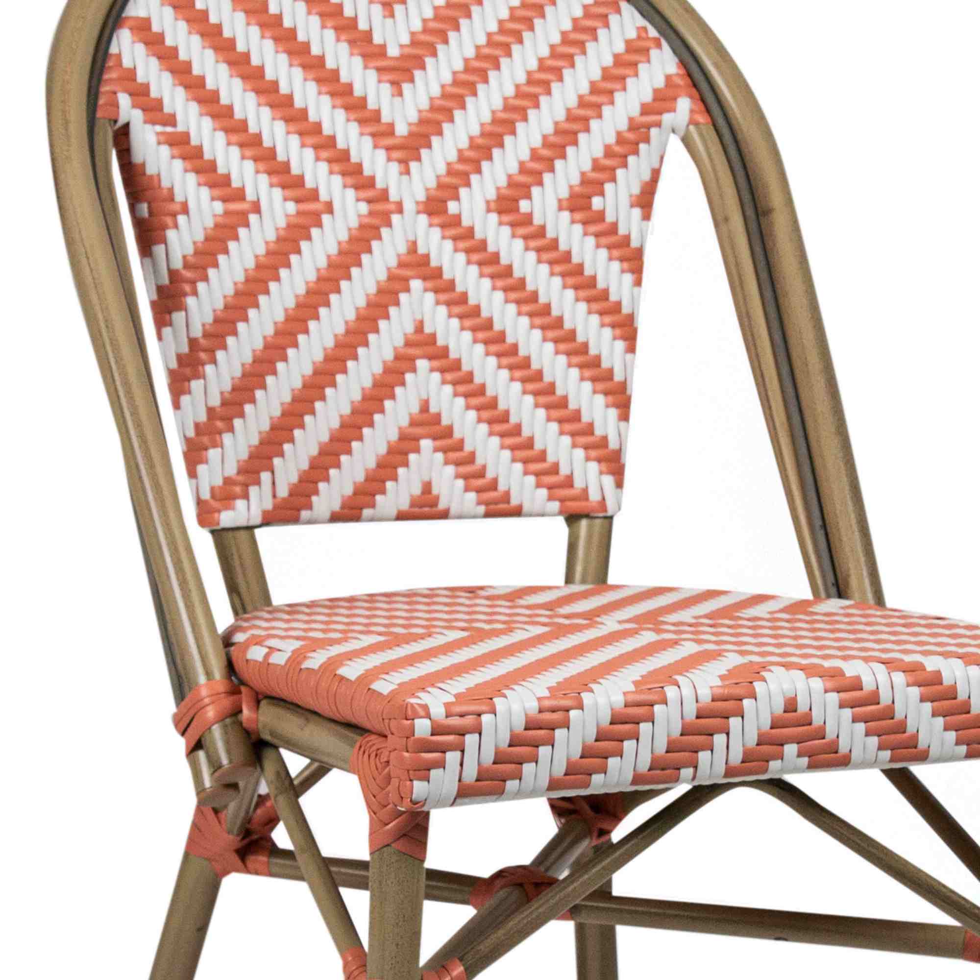 Terrassenstuhl rattan rose