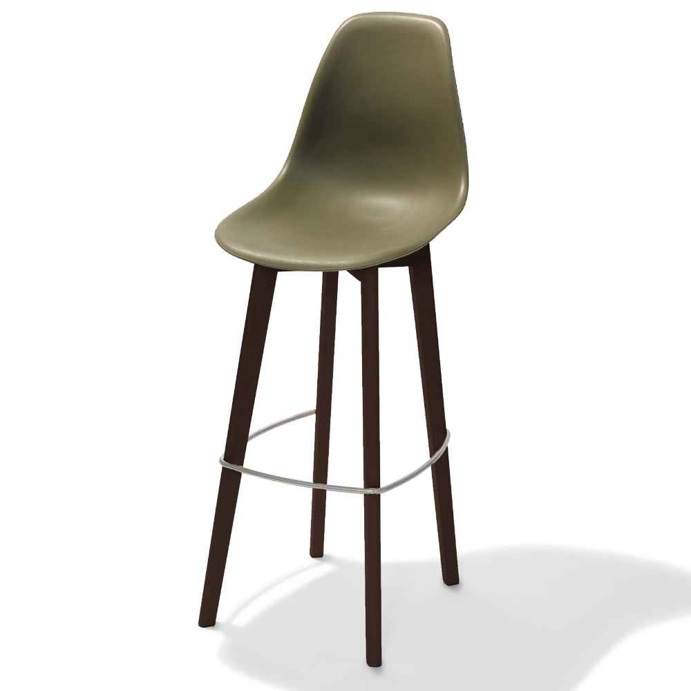 stapelbarer Barhocker Keeve OA dunkelbraun