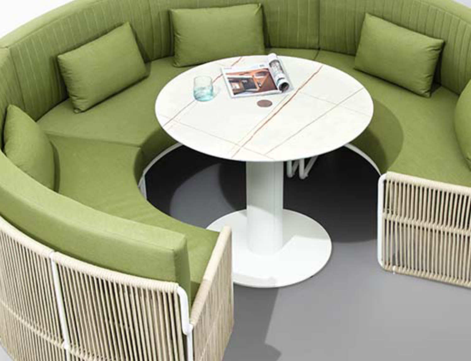 Roma Half Round Sofa