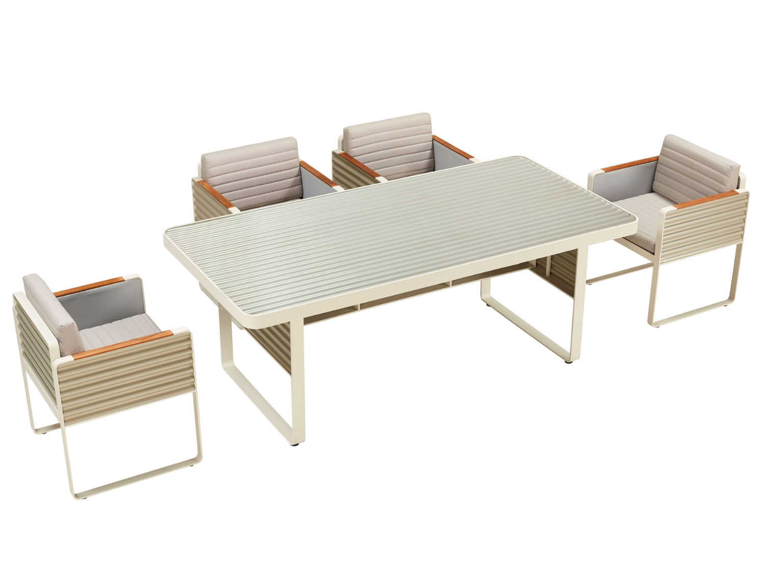 Airport Dinner Set Taupe