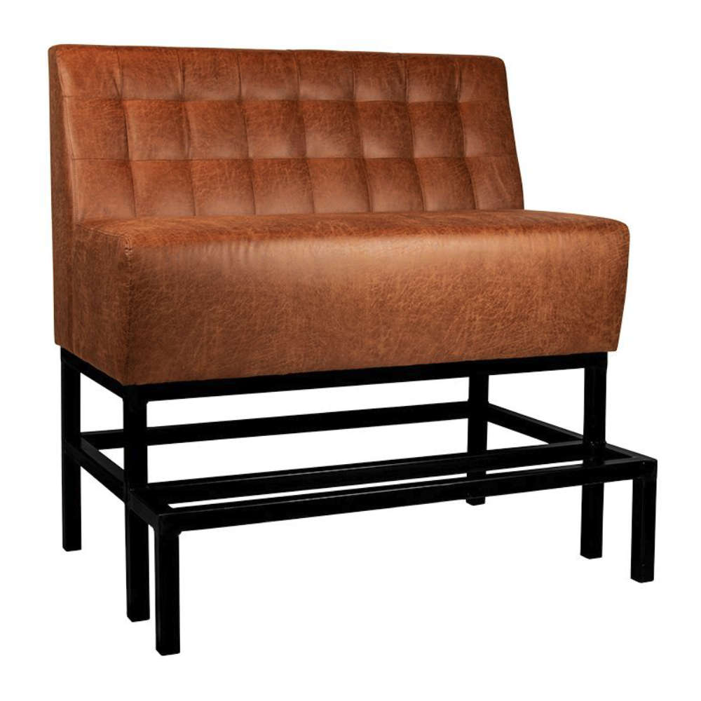 Viggo Hochbank 120cm cognac