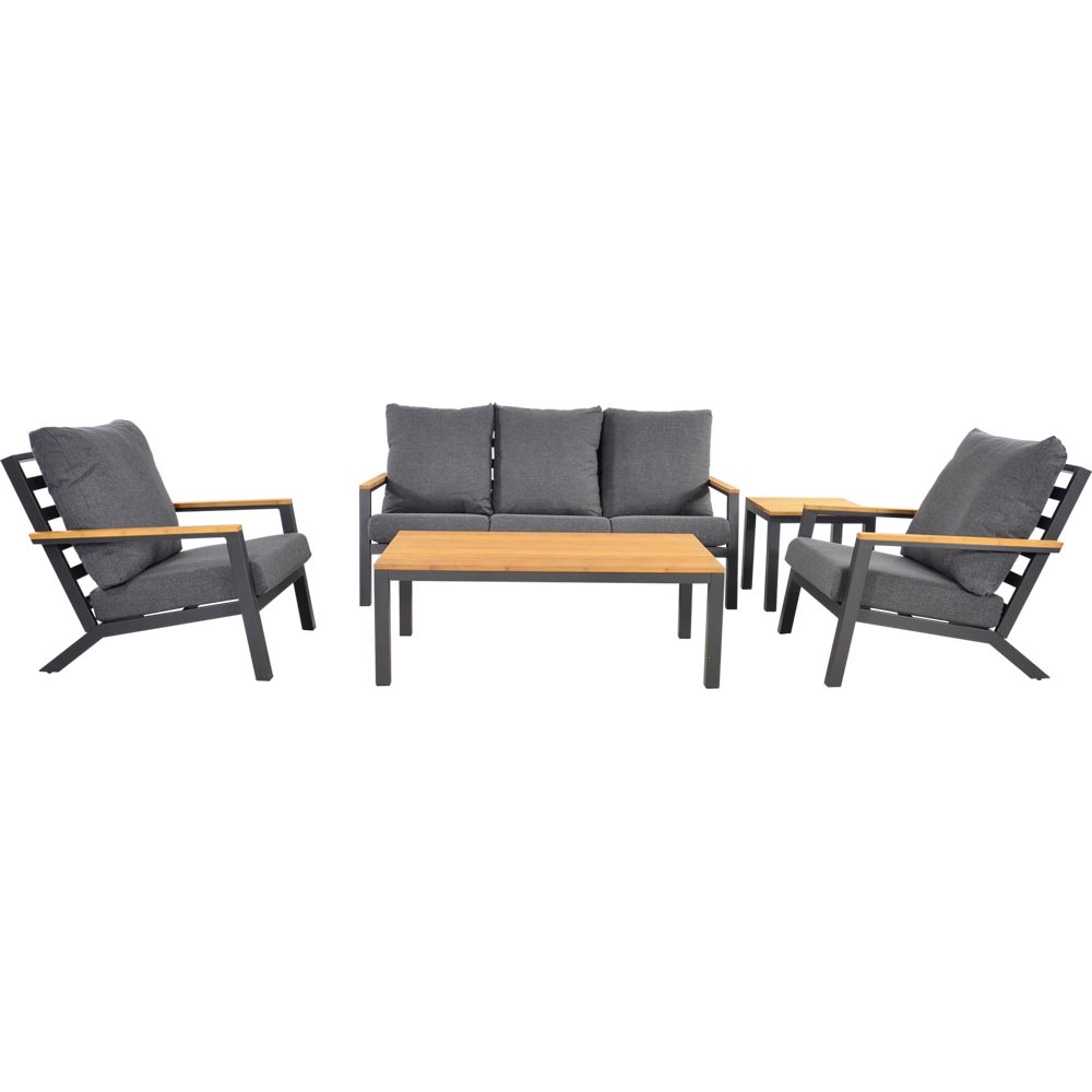 Lounge-Set Donnan grau