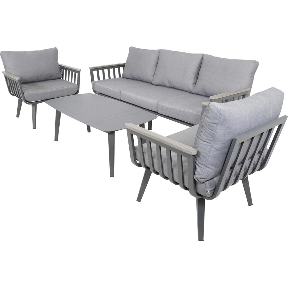 Lounge-Set Amalfi hellgrau