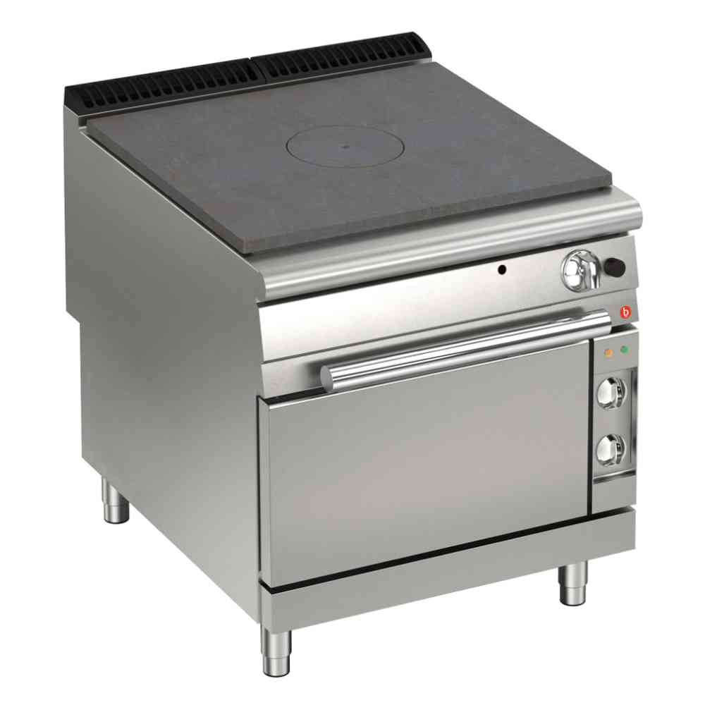 Glühplatten-Herd Gas + E-backofen