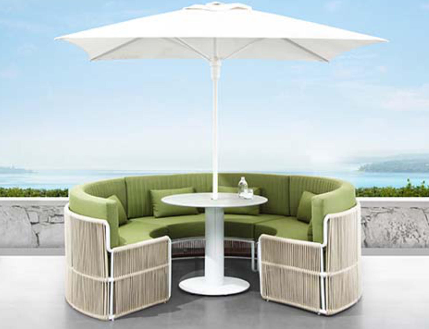 Roma Half Round Sofa