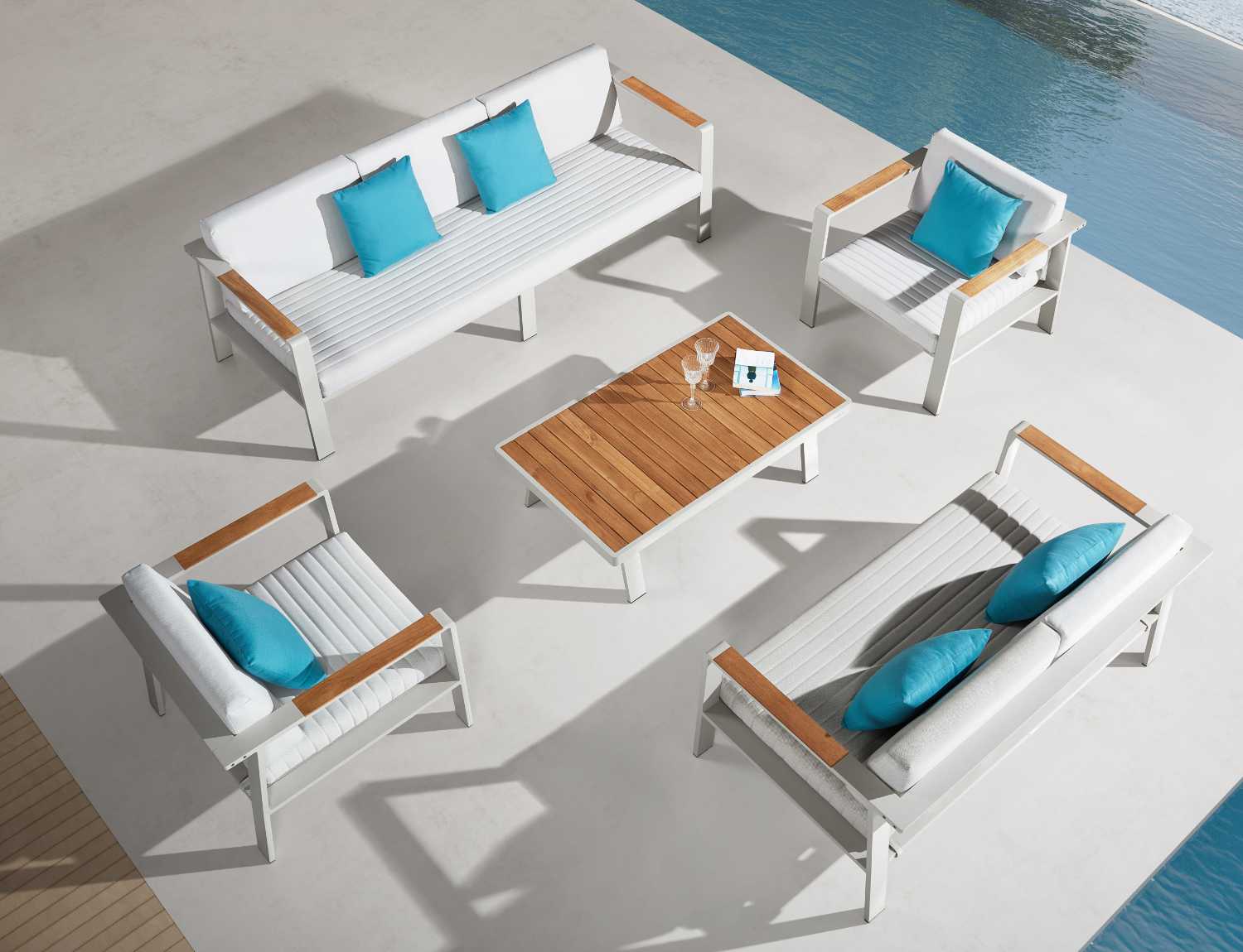 Garten Lounge Set Nofi 2