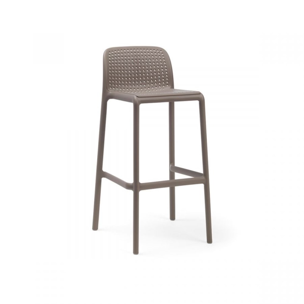 Kunststoff Barhocker, glasfaserverstärkt stapelbarer Outdoor Barhocker für den Garten