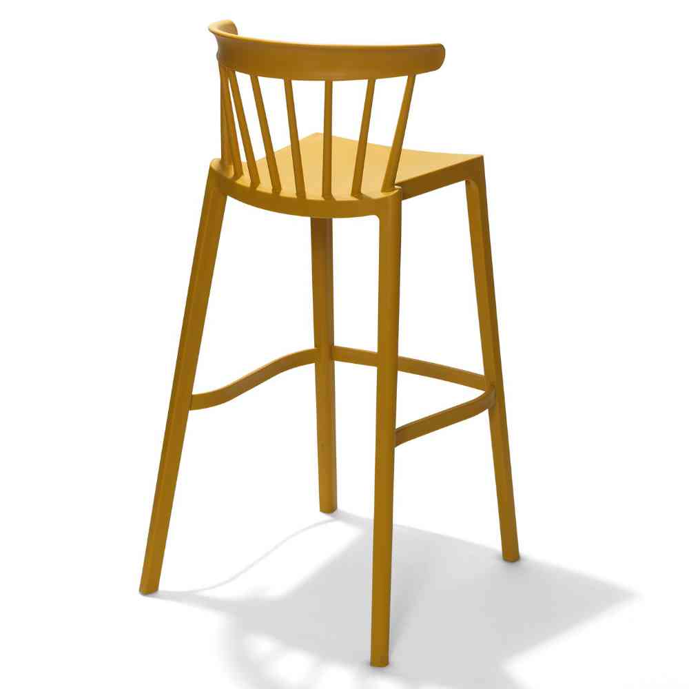 stapelbarer Barhocker Windson gelb