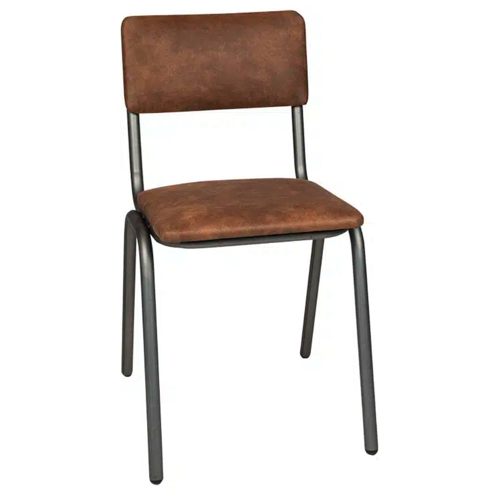 Skool gepolstert cognac