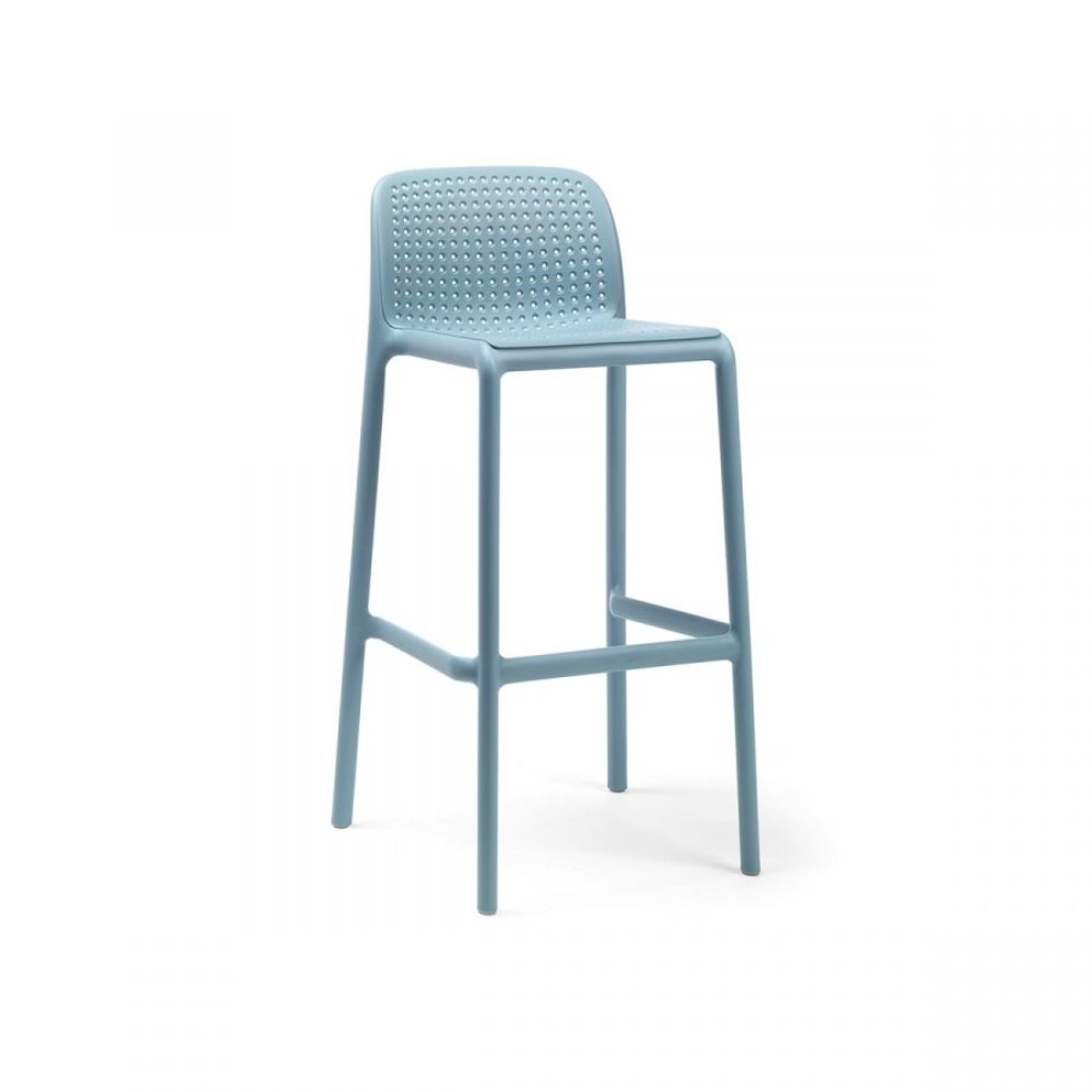 Outdoor Barhocker für die Terrasse und Garten stapelbarer Kunststoffbarhocker Lido