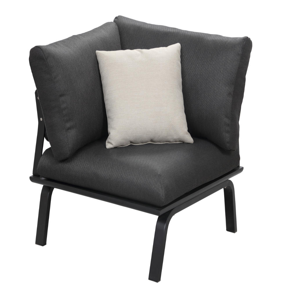 Punto Ecklounge schwarz Cornersofa