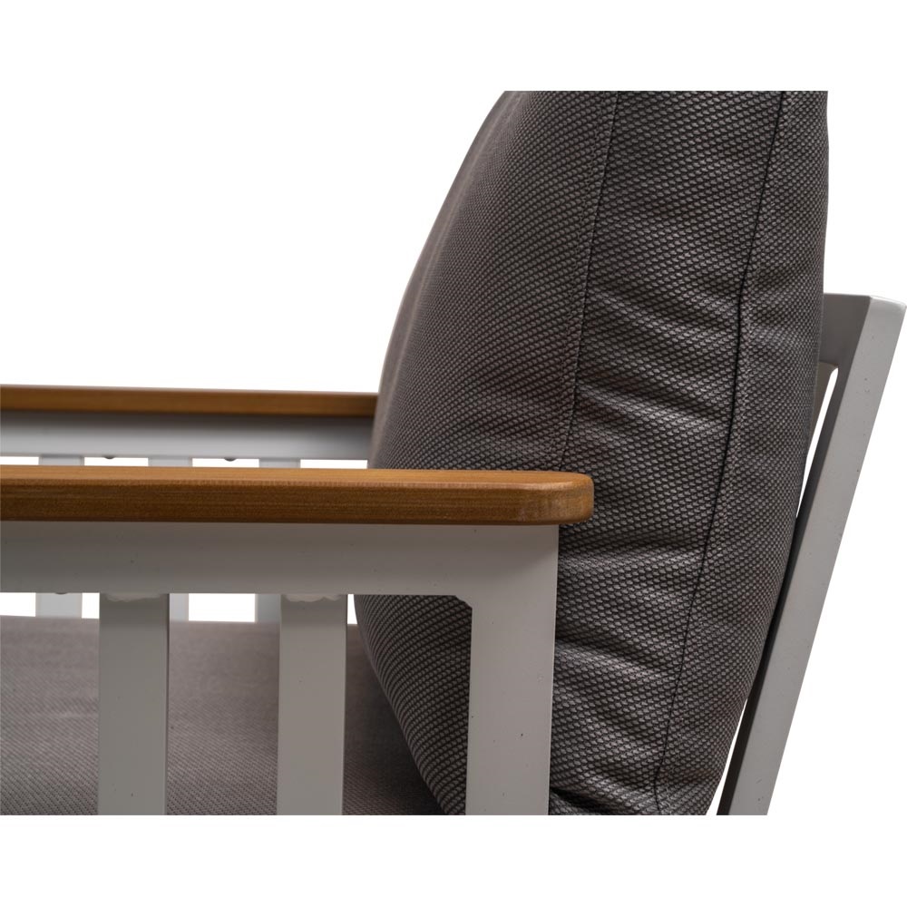 Amalfi-weiss3 Lounge-Set Amalfi dunkelgrau