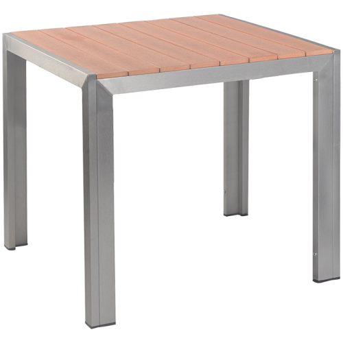 Net-Teak-Tisch 80x80 natur