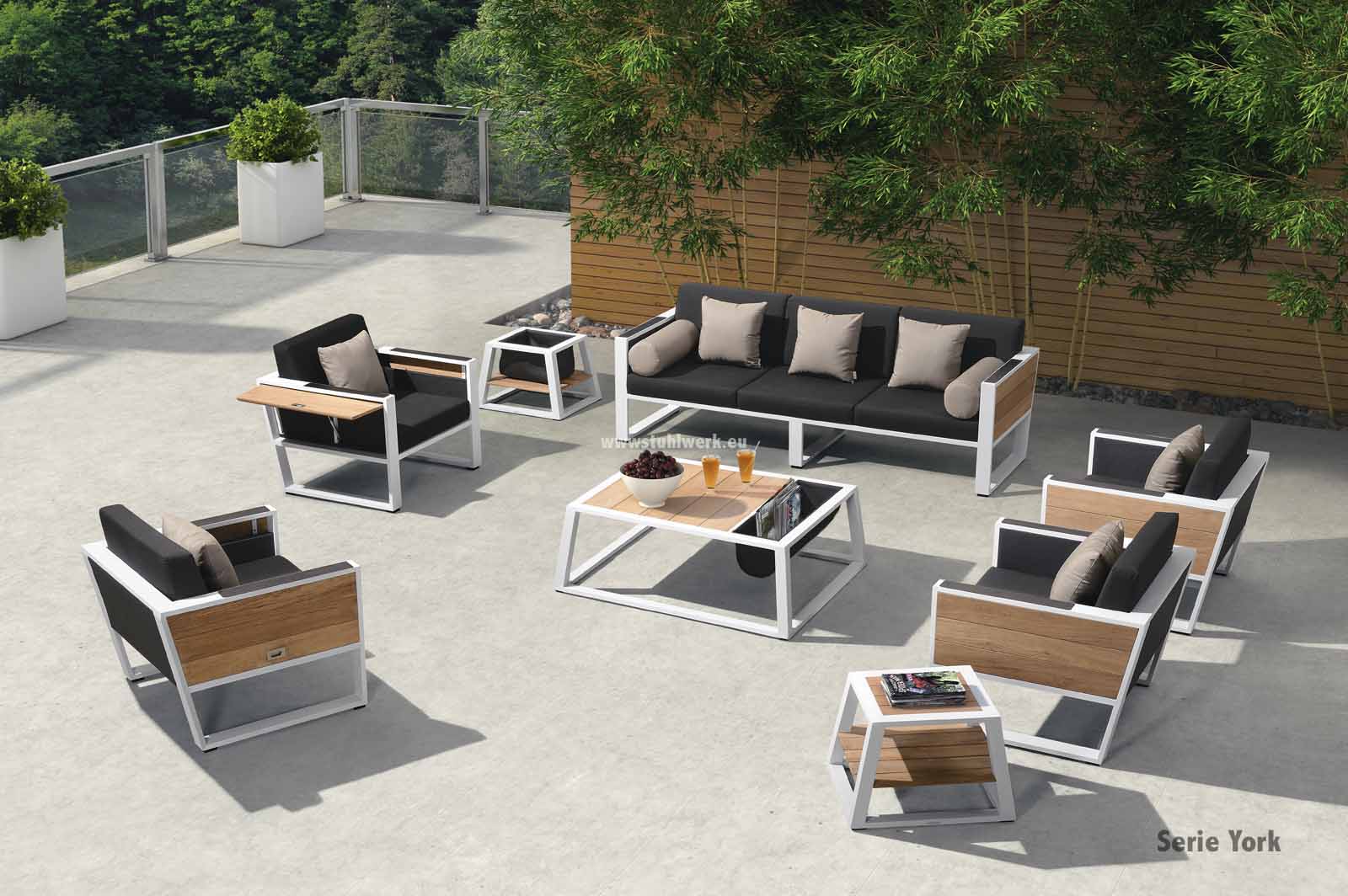 großes luxus Terrassenset