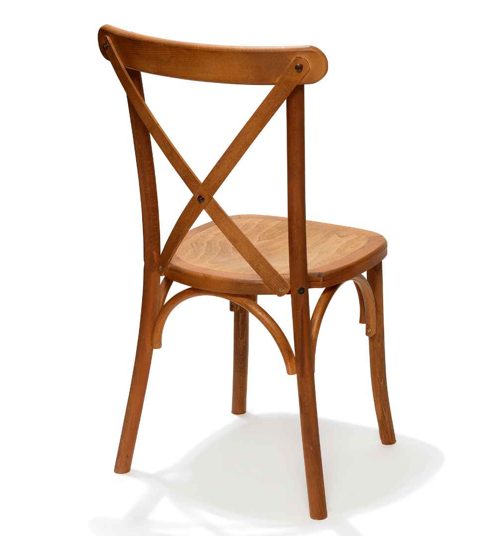 Wiener Kaffeehaus Stuhl  Stapelstuhl Crossback hellbraun