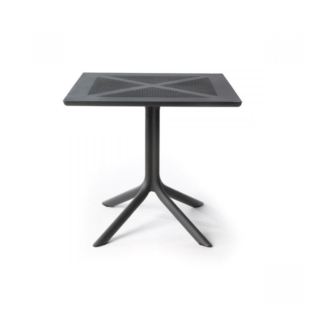 Kunststofftisch Cross 70 antrazit